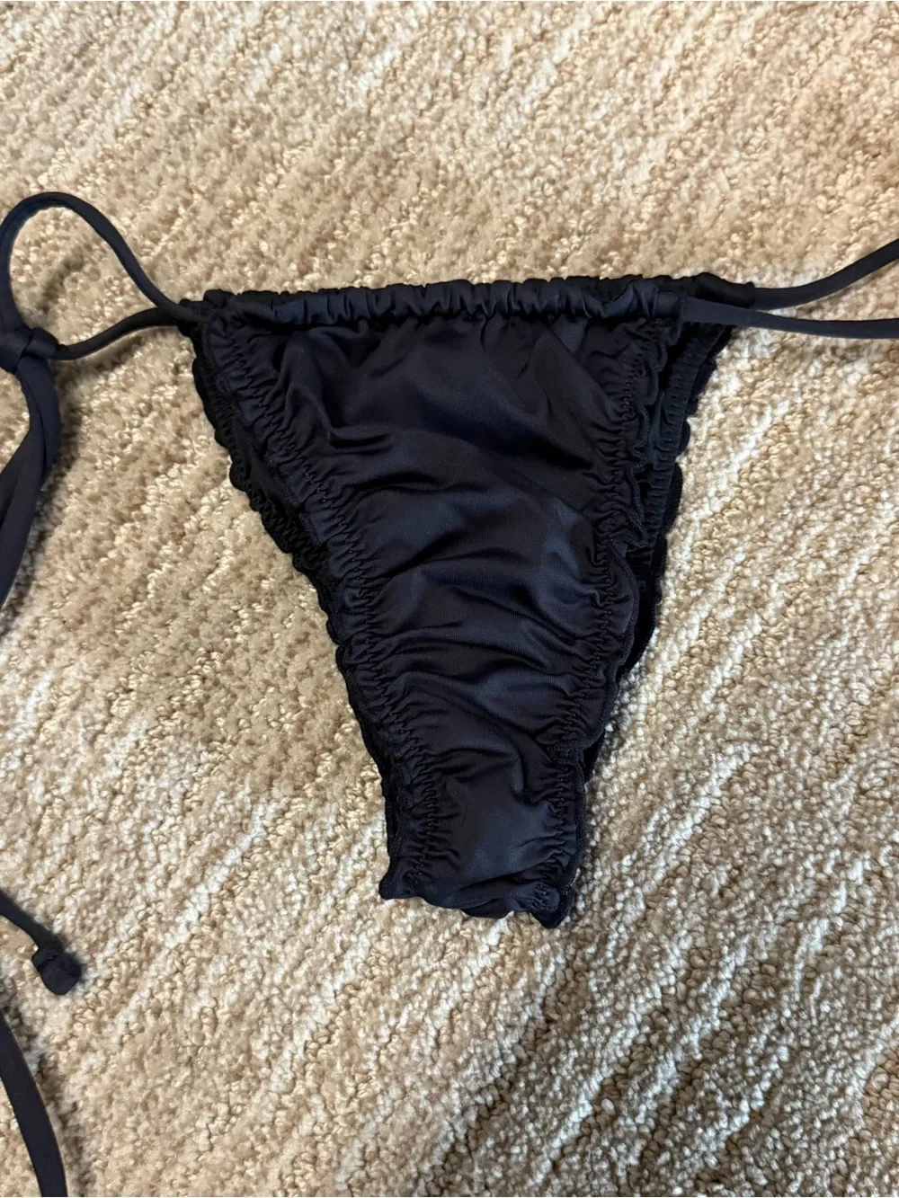 Frankies Bikinis Tidal Micro String Bikini Bottom